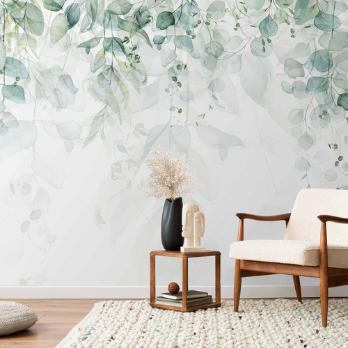 Tapet decorativ cu motive organice naturale