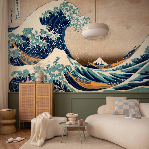 Tapet decorativ Marele val din Kanagawa