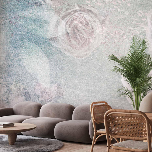 Tapet decorativ romantic cu motiv floral