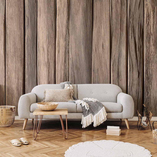 Tapet decorativ cu efect de lemn clasic