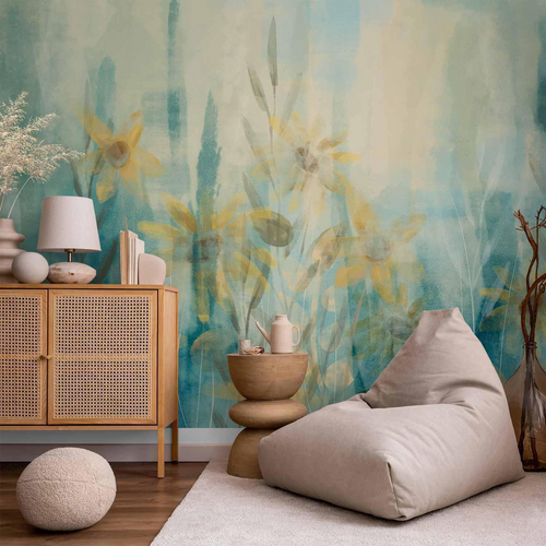Tapet decorativ cu motiv floral – Atingere de vară