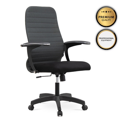 Scaun de birou ergonomic TORINO – Gri / Negru