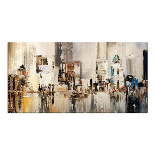 Tablou canvas „Viața în oraș” 140x70x3 cm
