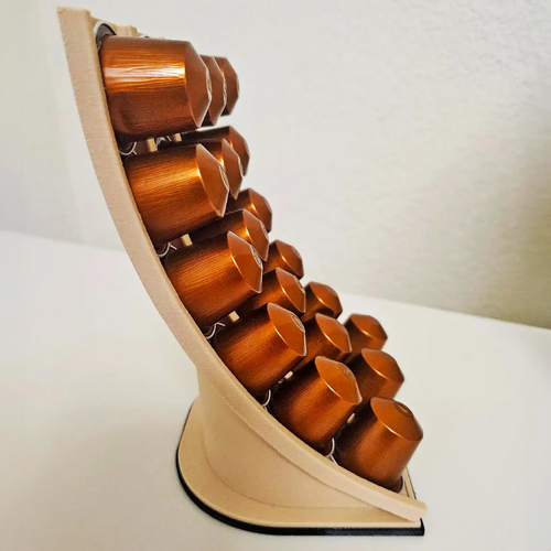 Suport modern pentru capsule de cafea Nespresso, imprimat 3D